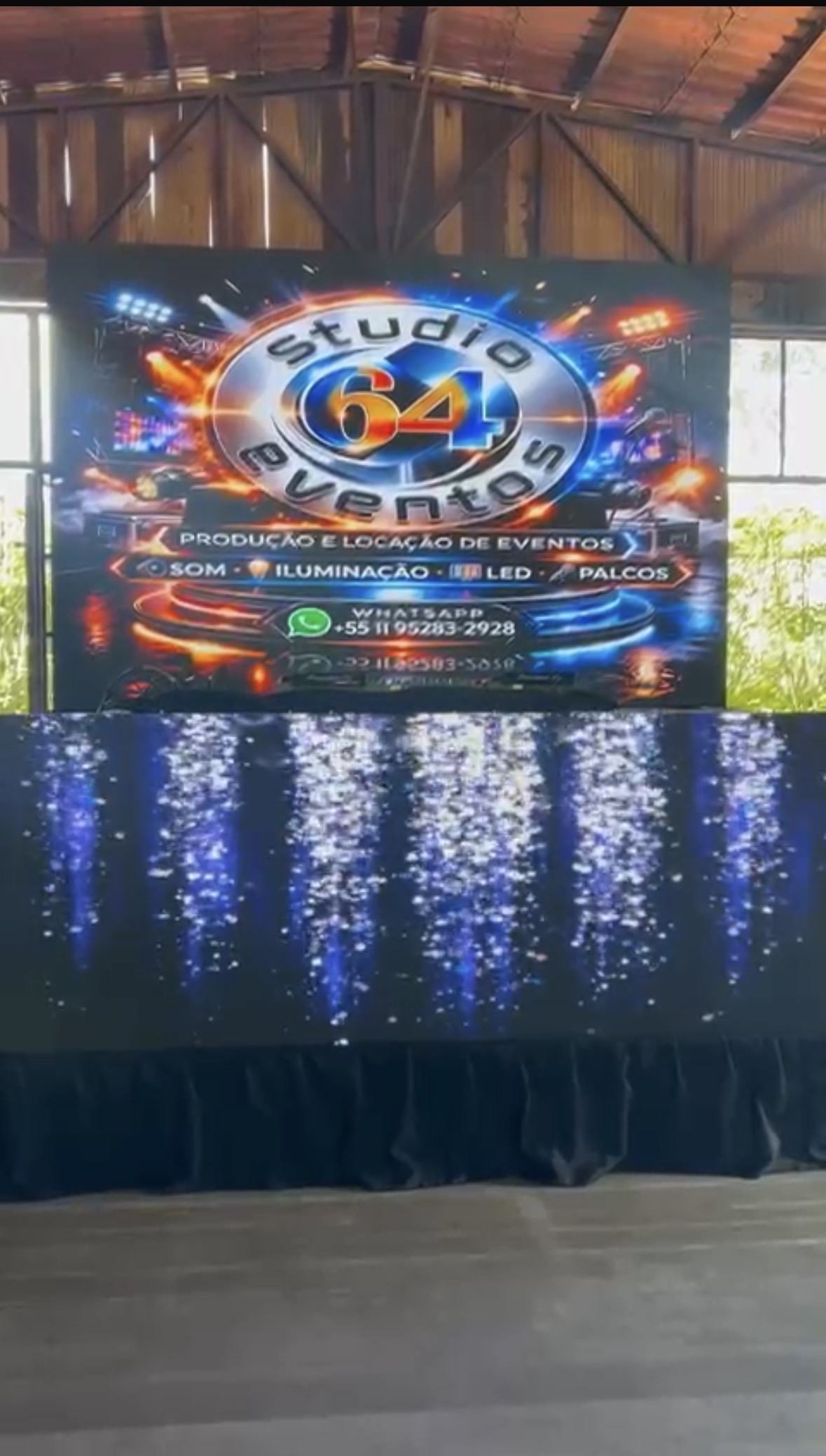 Studio 64 Eventos | Painel de LED, Som e Iluminação